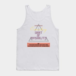 Dr Bramblebergs Shirt of Invisibility Tank Top